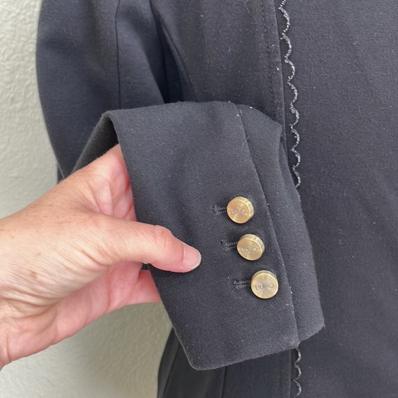 Liu Jo Sweatshirt Fabric Blazer Black S - Picture 5 of 7